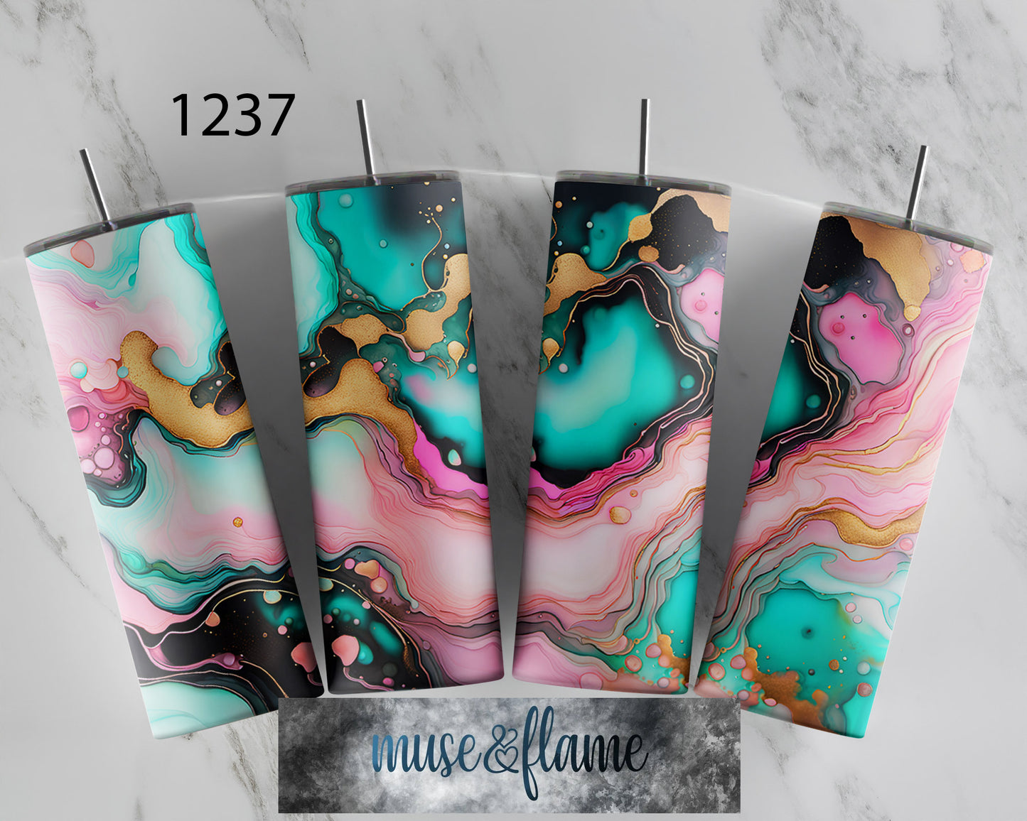 Pastel Alcohol Ink, RTP Sublimation Tumbler Wrap, 30 oz, 20 oz, 15oz, 12 oz, Sublimation Print