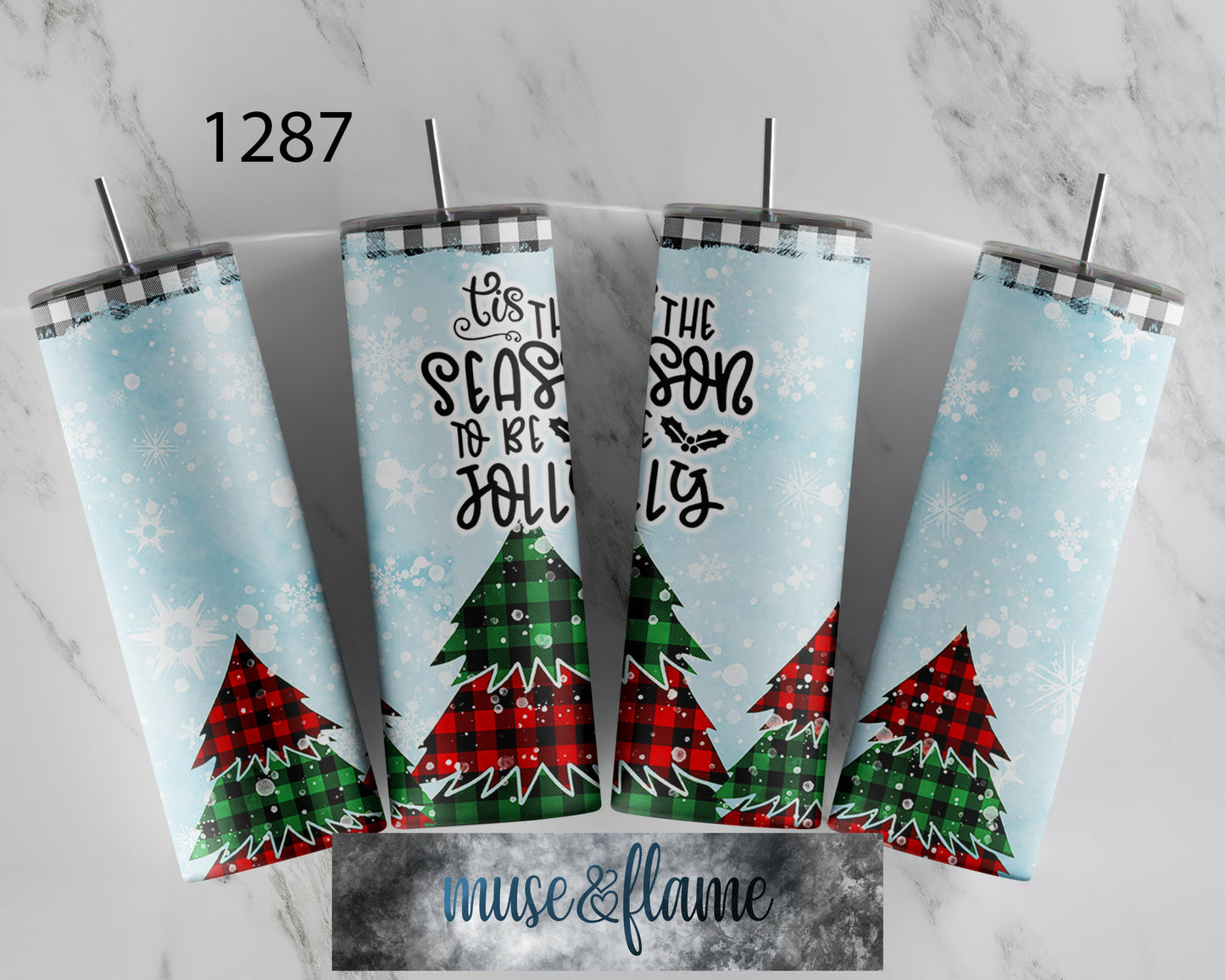 Tis The Season To Be Jolly, RTP Sublimation Tumbler Wrap, 30 oz, 20 oz, 15oz, 12 oz, Sublimation Print