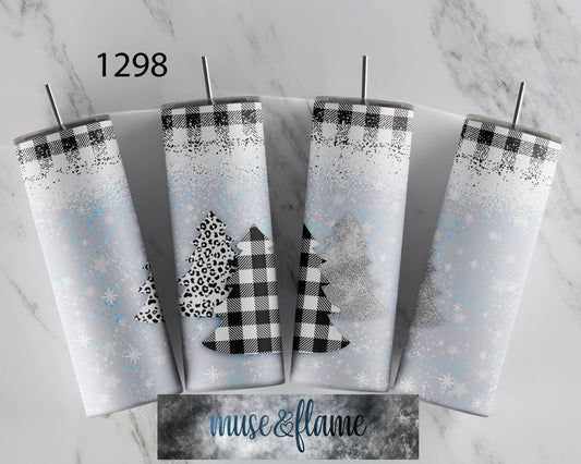 Christmas Trees, RTP Sublimation Tumbler Wrap, 30 oz, 20 oz, 15oz, 12 oz, Sublimation Print