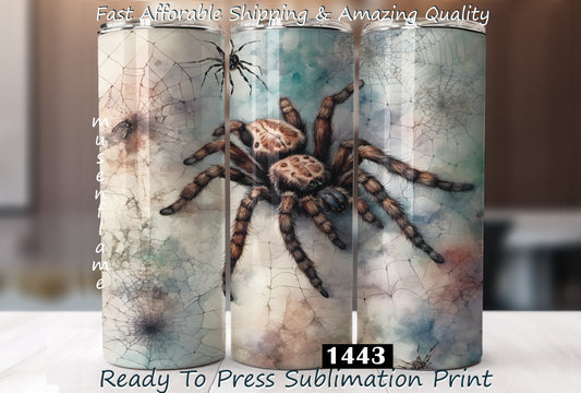 Tarantula, RTP Sublimation Tumbler Wrap, 30 oz, 20 oz, 15oz, 12 oz, Sublimation Print