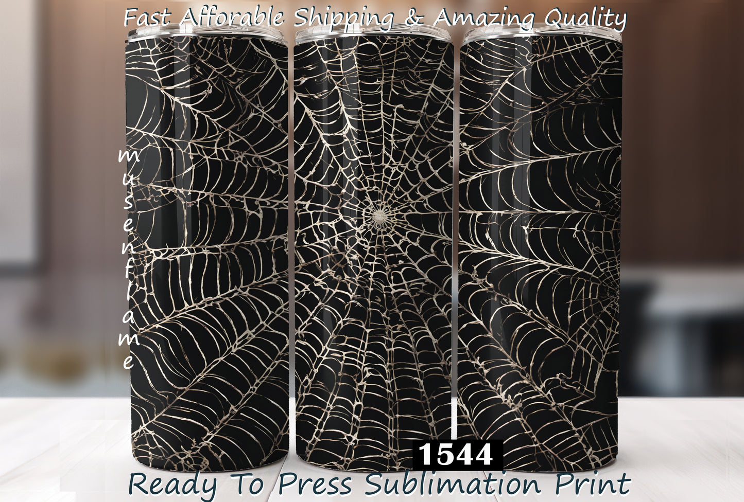 Spider Web, RTP Sublimation Tumbler Wrap, 30 oz, 20 oz, 15oz, 12 oz, Sublimation Print