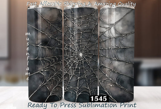 Spider Web, RTP Sublimation Tumbler Wrap, 30 oz, 20 oz, 15oz, 12 oz, Sublimation Print