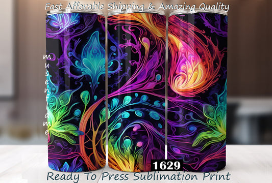 Alcohol Ink, RTP Sublimation Tumbler Wrap, 30 oz, 20 oz, 15oz, 12 oz, Sublimation Print