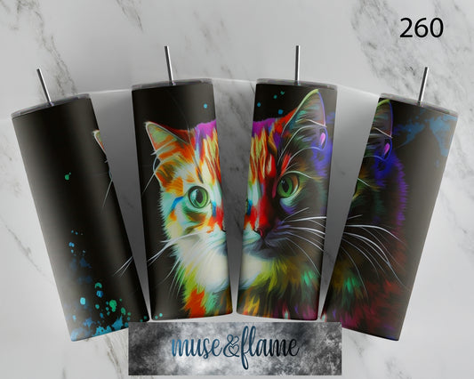 Cute Cat, RTP Sublimation Tumbler Wrap, 30 oz, 20 oz, 15oz, 12 oz, Sublimation Print