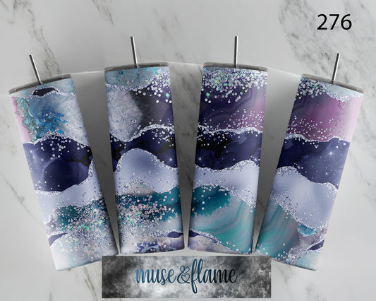 Geode, RTP Sublimation Tumbler Wrap, 30 oz, 20 oz, 15oz, 12 oz, Sublimation Print