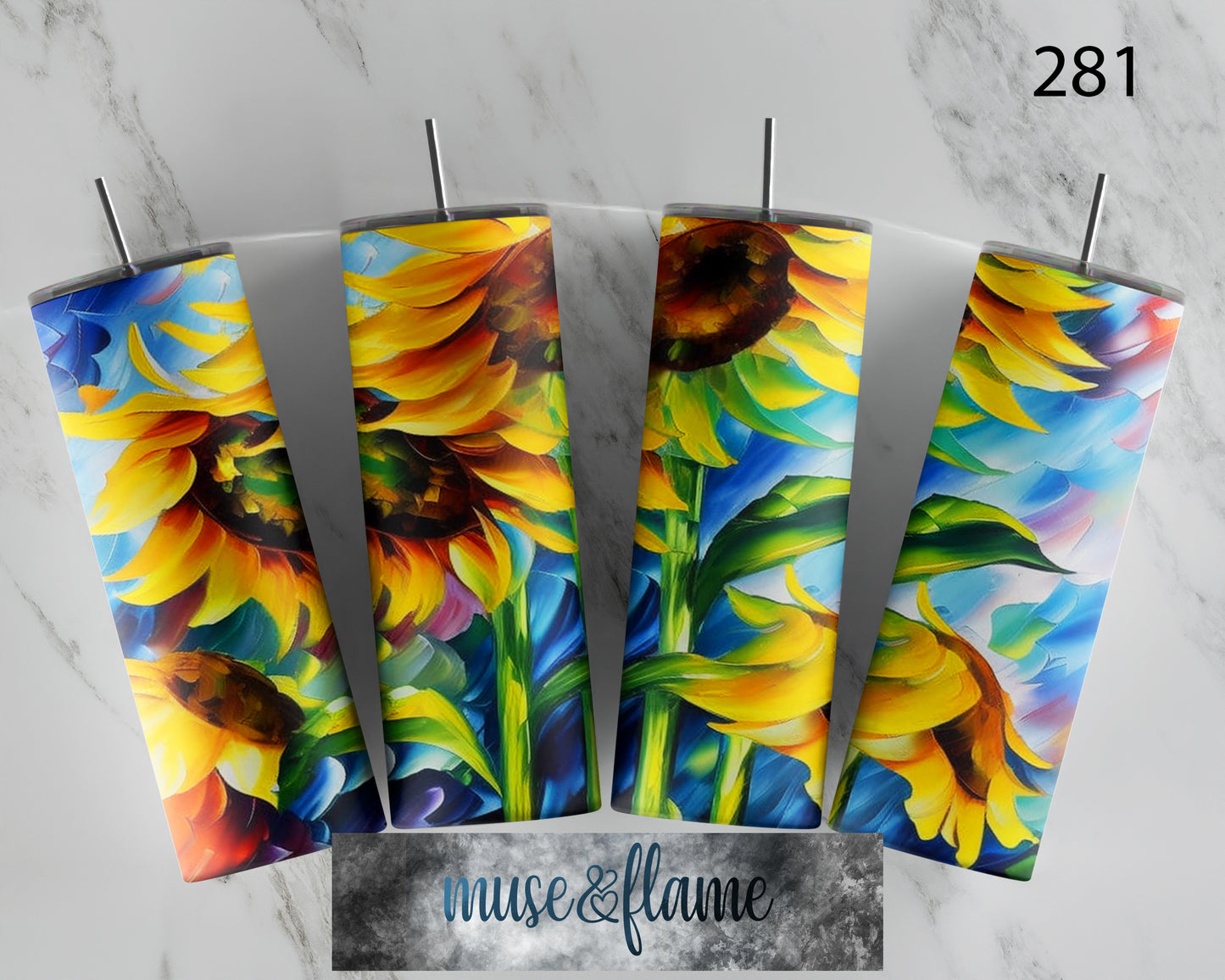 Sunflower, RTP Sublimation Tumbler Wrap, 30 oz, 20 oz, 15oz, 12 oz, Sublimation Print