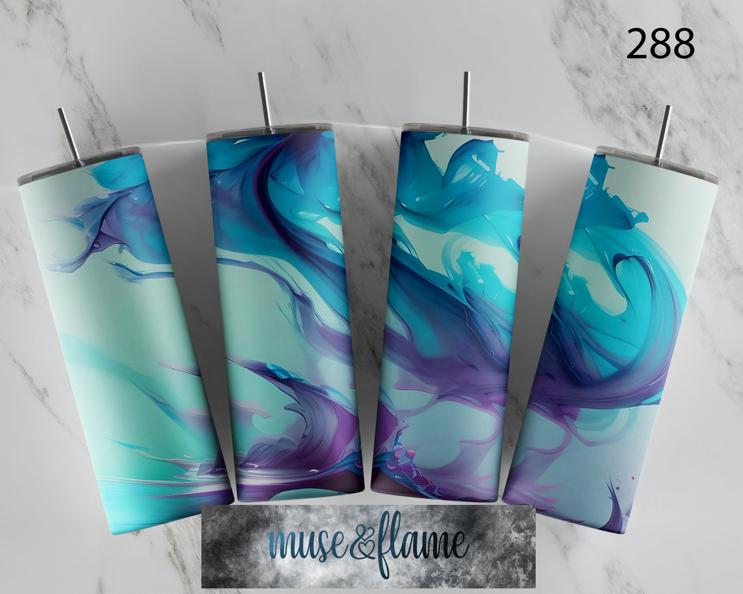 Abstract Colors, RTP Sublimation Tumbler Wrap, 30 oz, 20 oz, 15oz, 12 oz, Sublimation Print