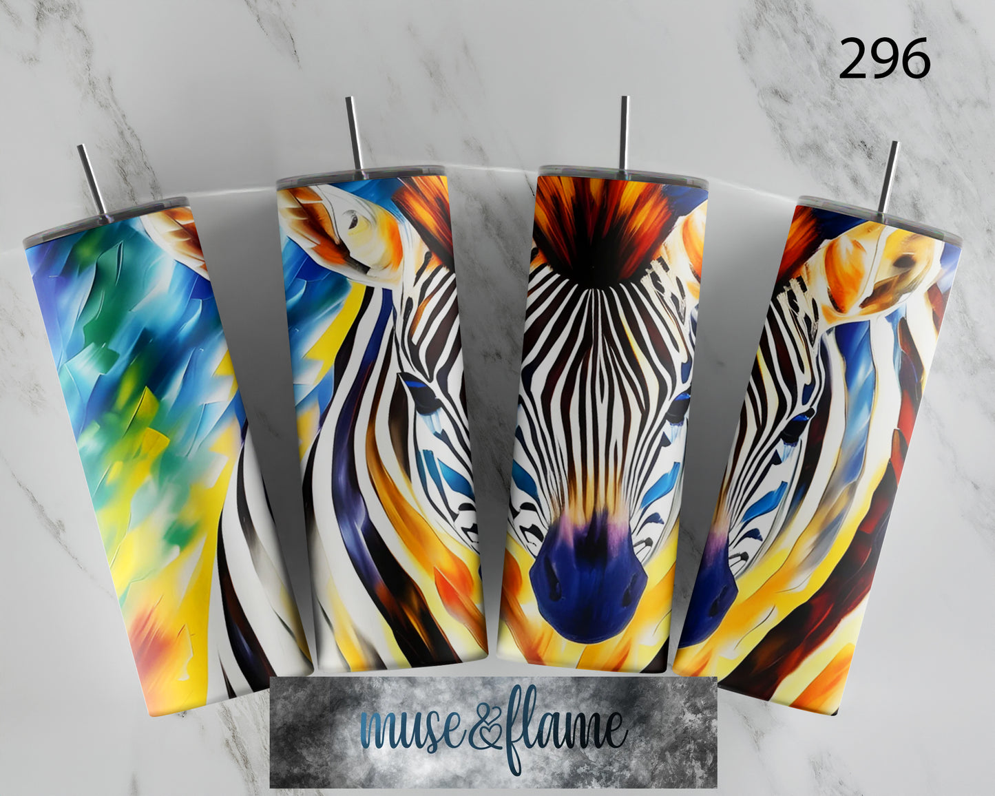 Zebra, RTP Sublimation Tumbler Wrap, 30 oz, 20 oz, 15oz, 12 oz, Sublimation Print