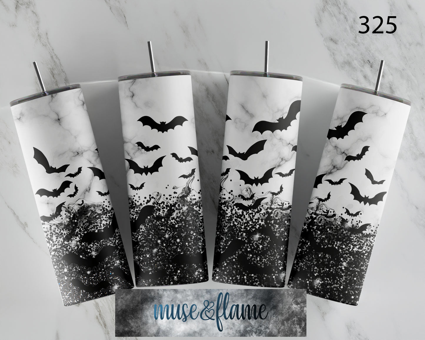 Bats, RTP Sublimation Tumbler Wrap, 30 oz, 20 oz, 15oz, 12 oz, Sublimation Print