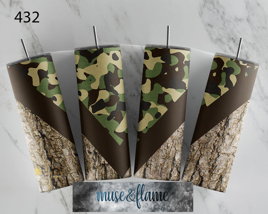 Camo, RTP Sublimation Tumbler Wrap, 30 oz, 20 oz, 15oz, 12 oz, Sublimation Print