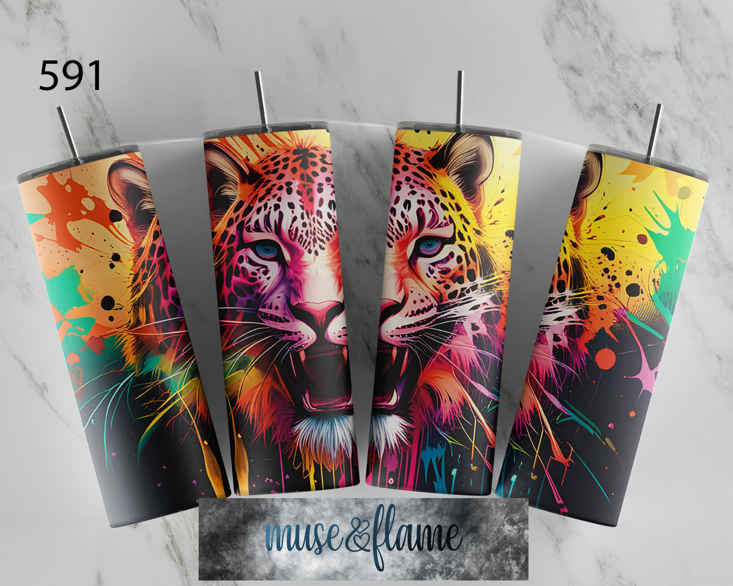 Jaguar, Leopard, RTP Sublimation Tumbler Wrap, 30 oz, 20 oz, 15oz, 12 oz, Sublimation Print