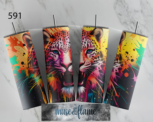 Jaguar, Leopard, RTP Sublimation Tumbler Wrap, 30 oz, 20 oz, 15oz, 12 oz, Sublimation Print