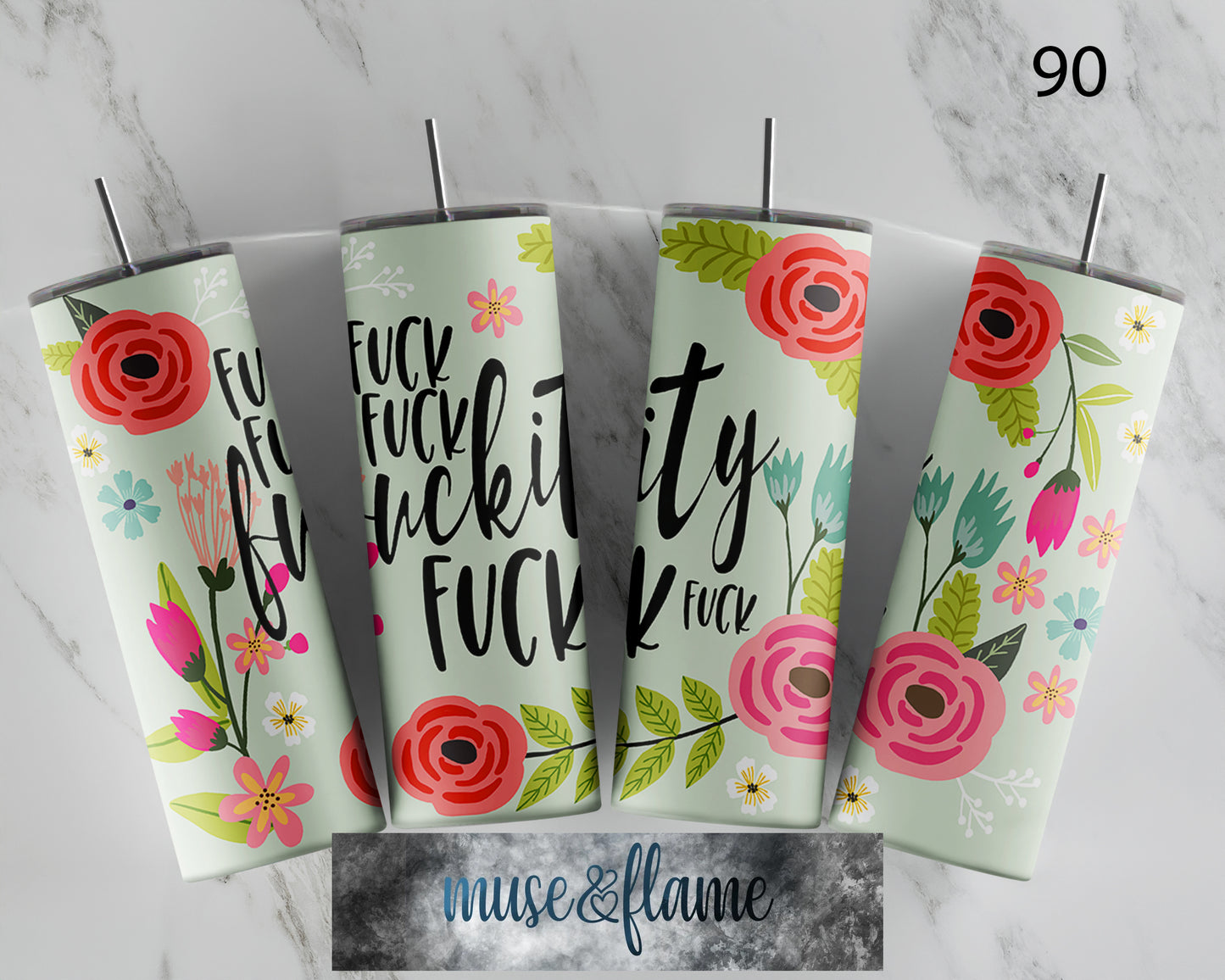 Fuck Fuck Fuckity Fuck, RTP Sublimation Tumbler Wrap, 30 oz, 20 oz, 15oz, 12 oz, Sublimation Print